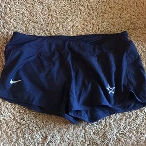 Dallas Cowboys Nike Running Shorts Navy